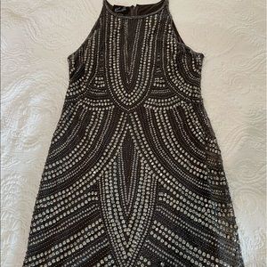 Sexy Camille La Vie fully beaded dress. Size 12